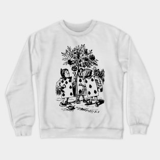 Alice in Wonderland (black) Crewneck Sweatshirt